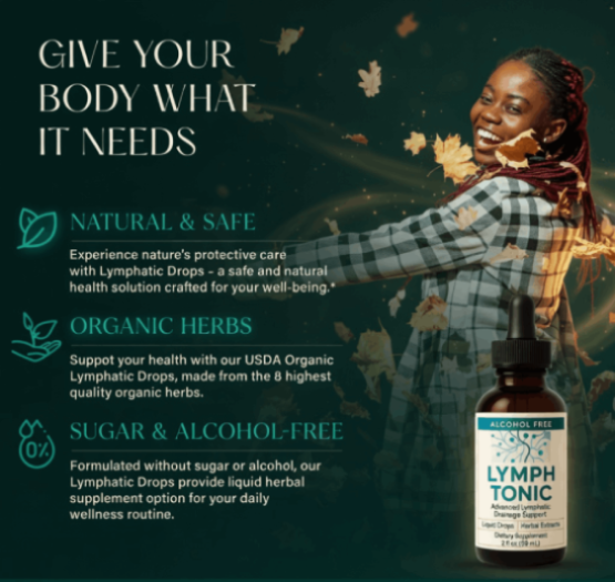 Key benefits of Lymph Tonic supporting lymphatic system and healthy circulation