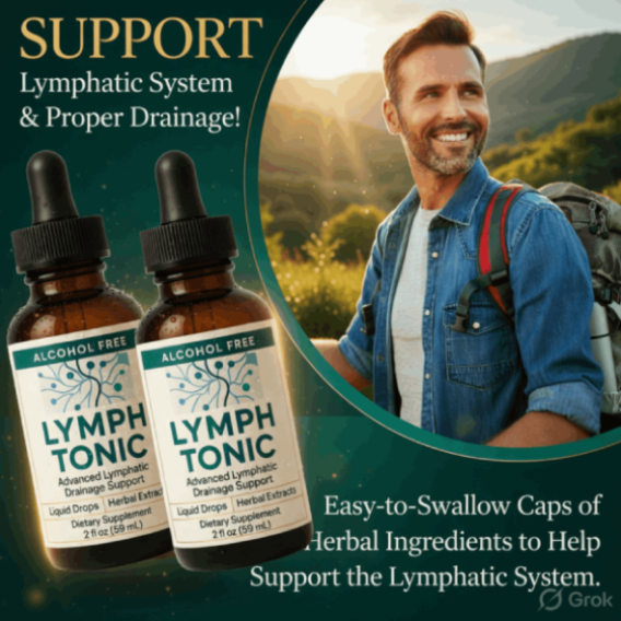 How Lymph Tonic works to support the lymphatic system and natural circulation function